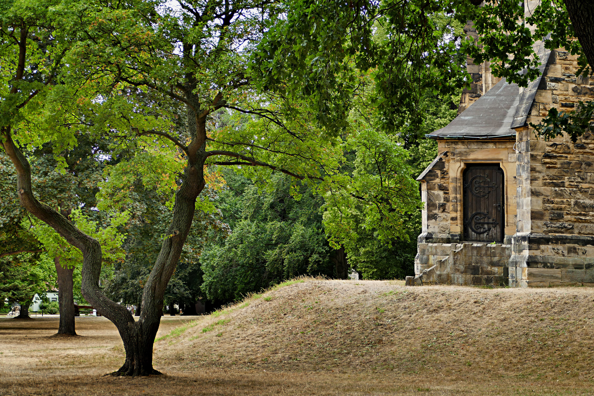 Sankt Petri Kirche im Friedenspark Thale